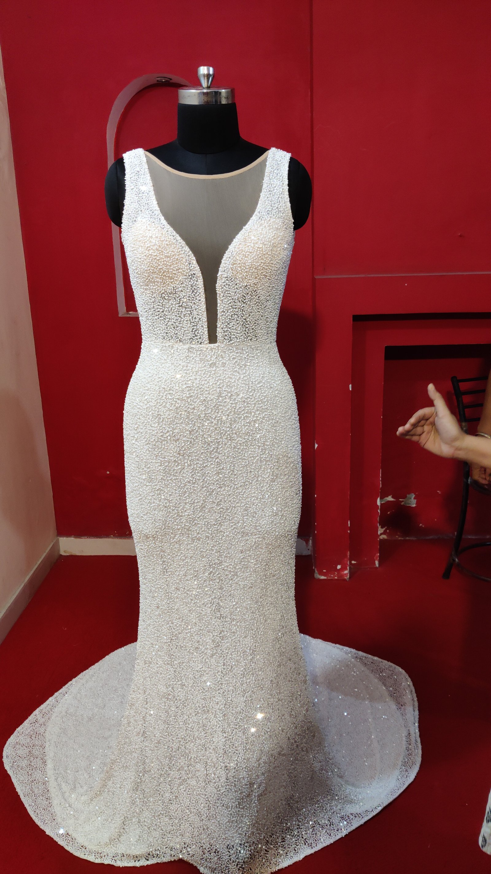 Luxury Backless Evening Gown - BG Clothing Manufacturer